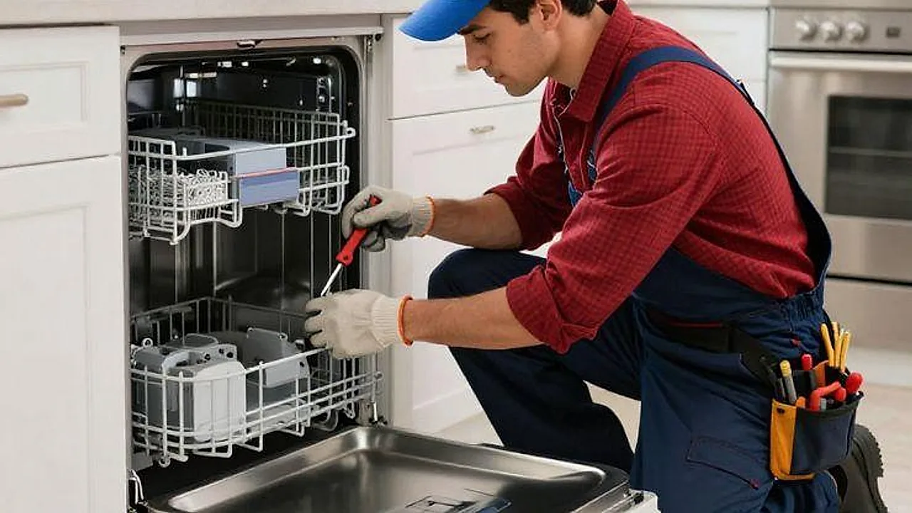 Dishwasher not draining in a Moreno Valley kitchen